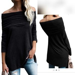 NWT Kenoce off the shoulder tunic top